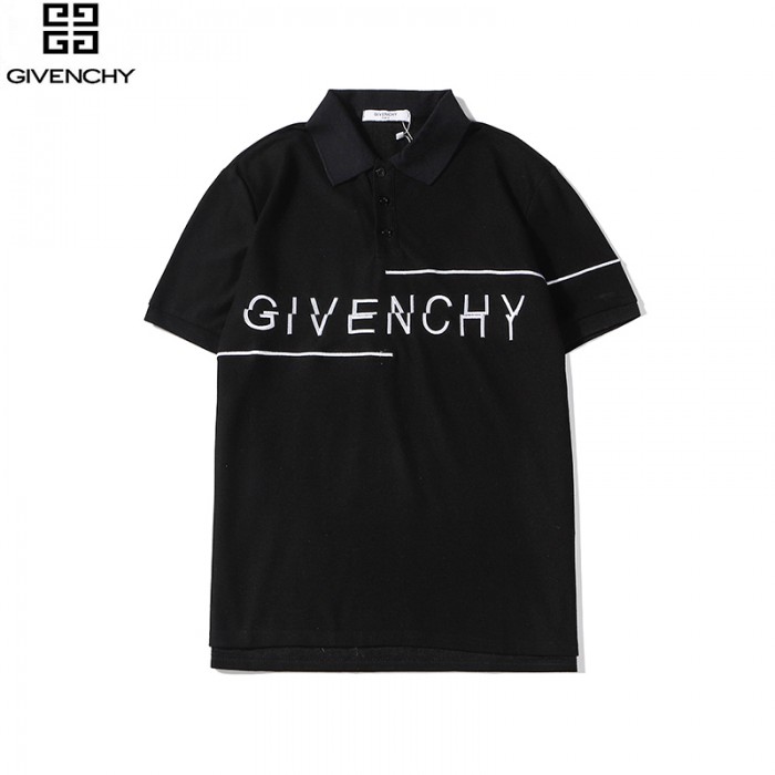 GIVENCHY Fashion Casual Summer Short sleeve T-shirt-Black-3532127