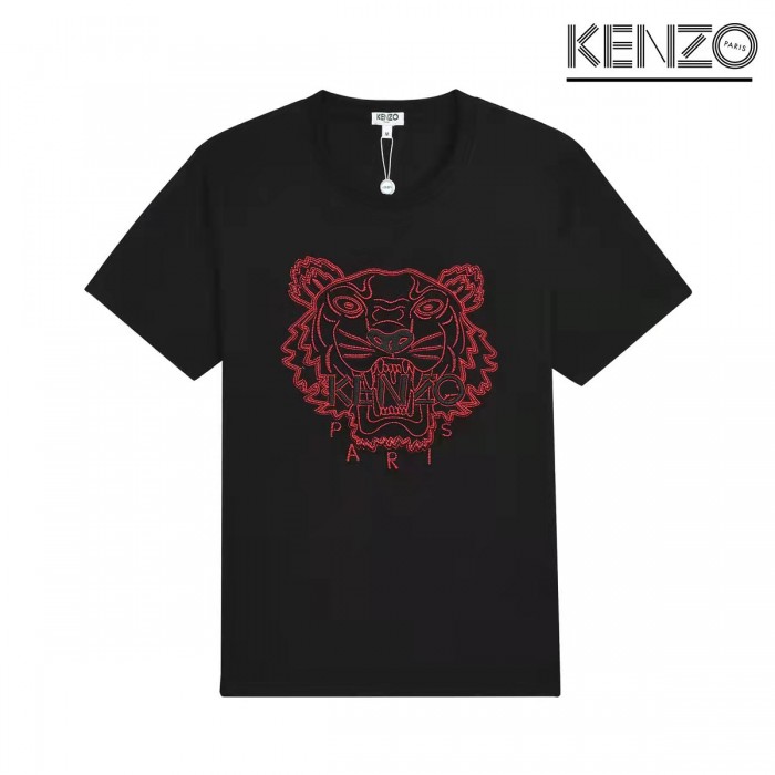 KENZO Fashion Casual Summer Short sleeve T-shirt-Black-7787571