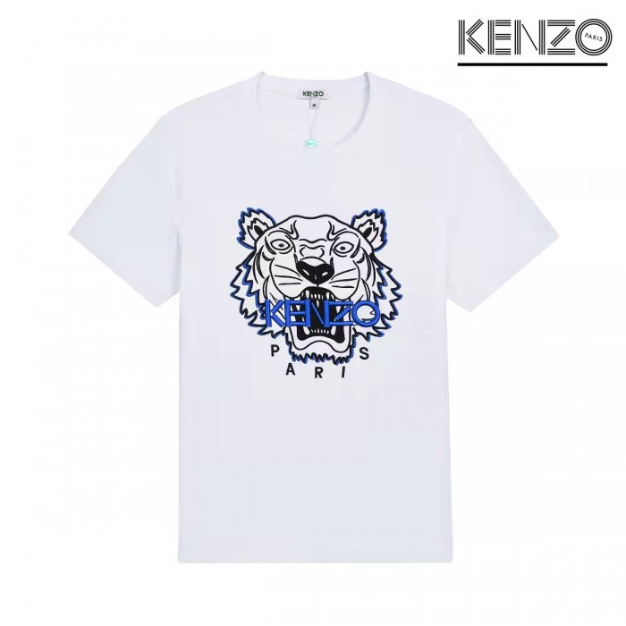 KENZO Fashion Casual Summer Short sleeve T-shirt-White-1378237