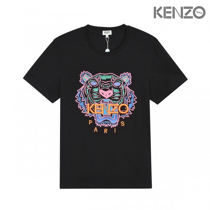 KENZO Fashion Casual Summer Short sleeve T-shirt-Black-2329522