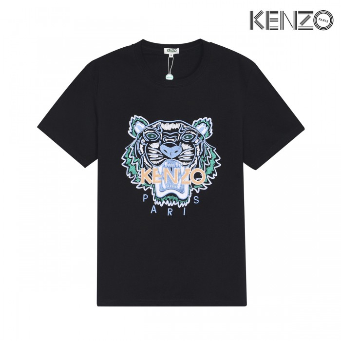 KENZO Fashion Casual Summer Short sleeve T-shirt-Black-7503925