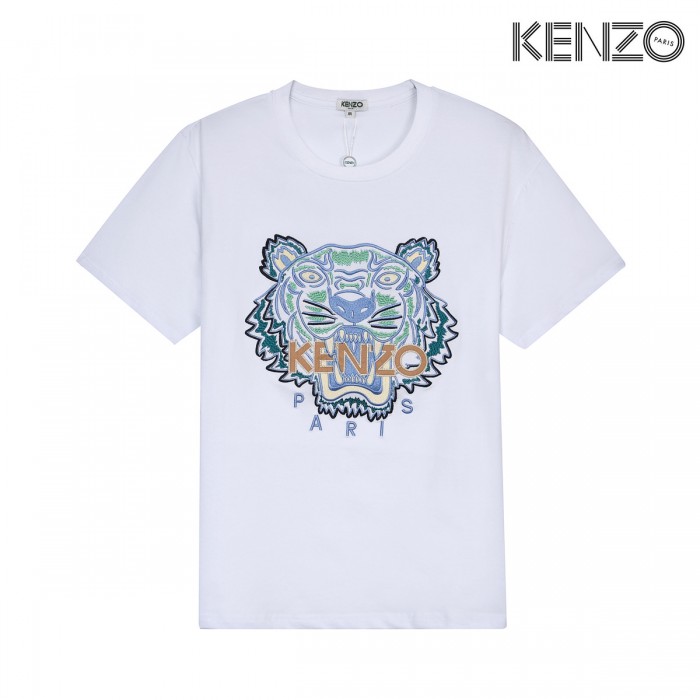 KENZO Fashion Casual Summer Short sleeve T-shirt-White-4117736