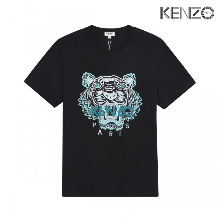 KENZO Fashion Casual Summer Short sleeve T-shirt-Black-6417141