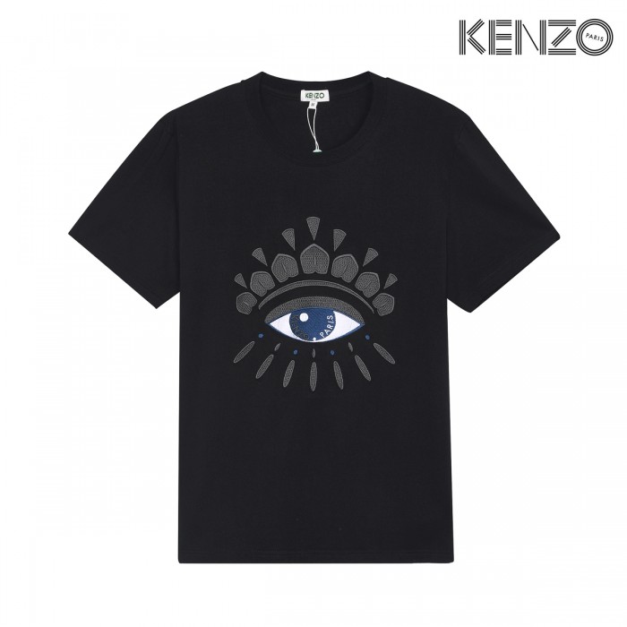 KENZO Fashion Casual Summer Short sleeve T-shirt-Black-6358080