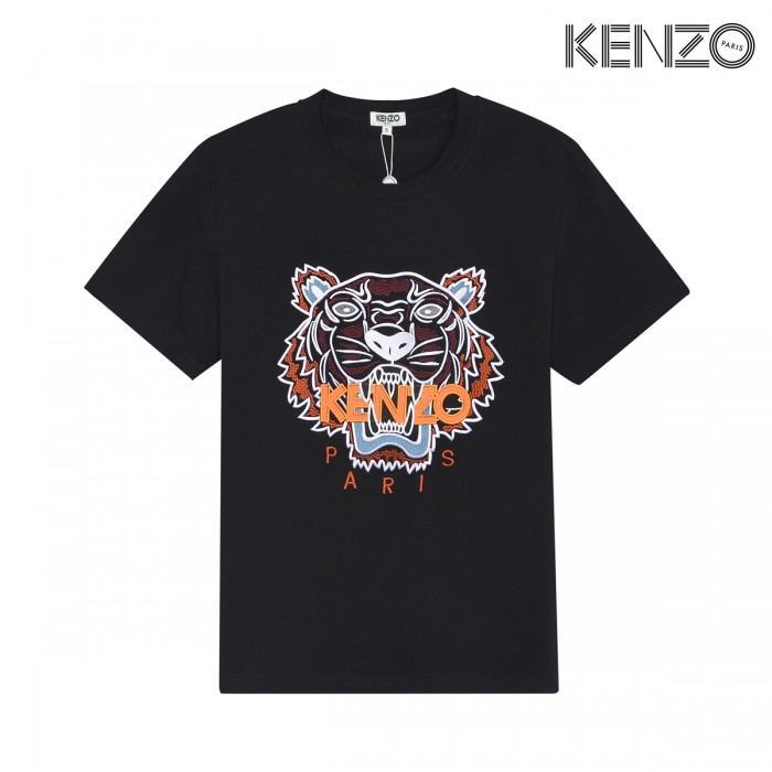 KENZO Fashion Casual Summer Short sleeve T-shirt-Black-4582012