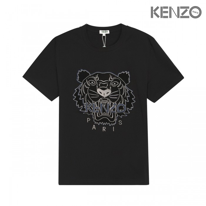 KENZO Fashion Casual Summer Short sleeve T-shirt-Black-4238018