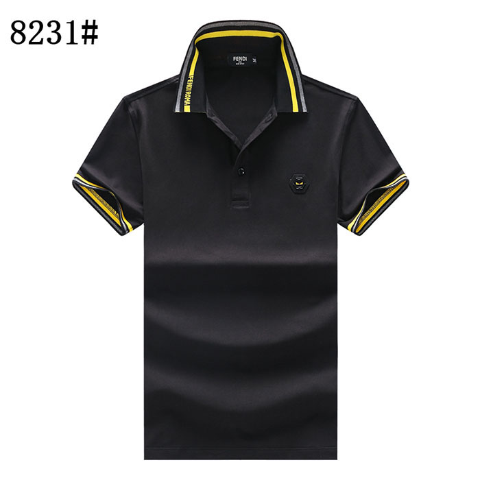 FENDI Fashion Casual Summer Short sleeve T-shirt-Black-1098582