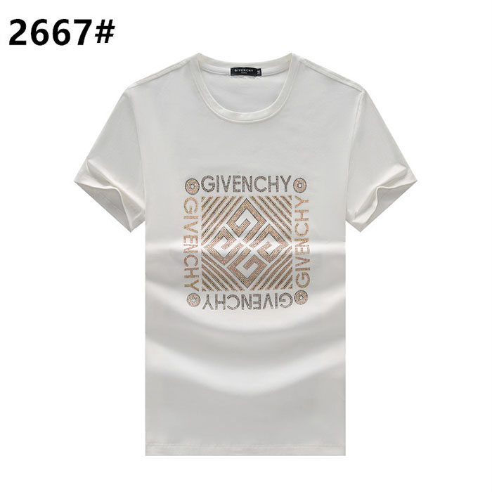 GIVENCHY Fashion Casual Summer Short sleeve T-shirt-White-6104689