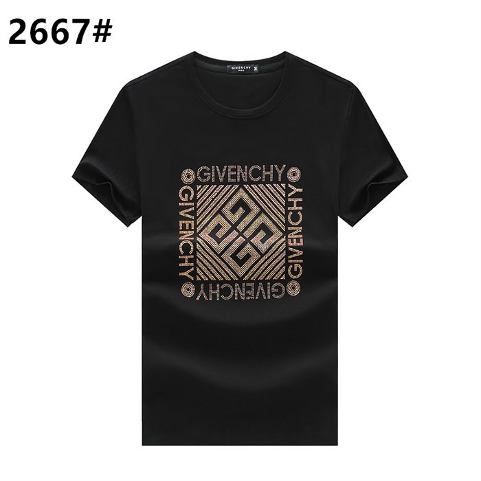 GIVENCHY Fashion Casual Summer Short sleeve T-shirt-Black-5631817