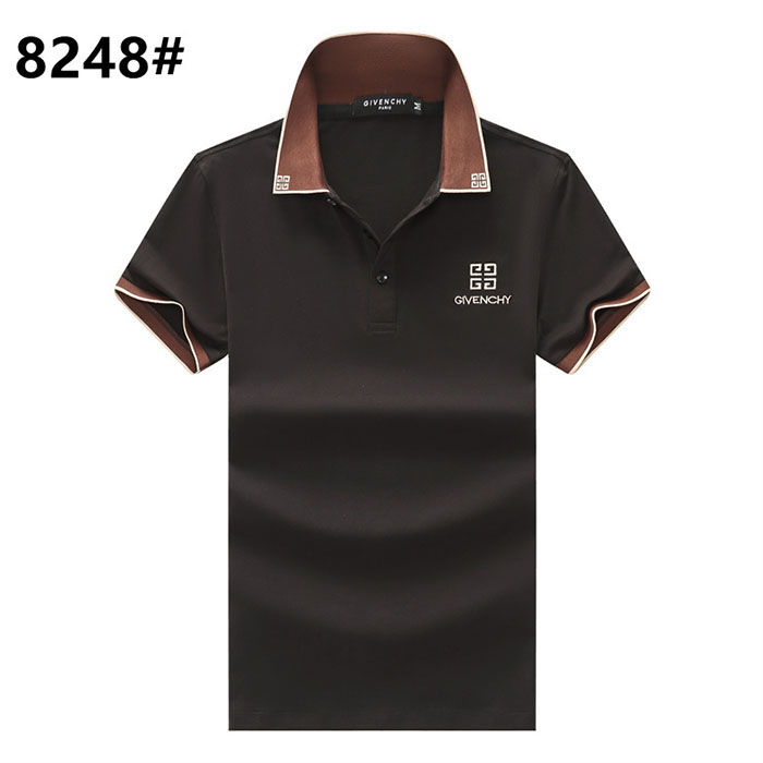 GIVENCHY Fashion Casual Summer Short sleeve T-shirt-Brown-852003