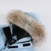 Canada Goose Winter Down Jacket Hooded Parka Down Jacket -Sky Blue-8827792