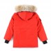 Canada Goose Winter Down Jacket Hooded Parka Down Jacket -Red-1449185
