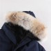 Canada Goose Winter Down Jacket Hooded Parka Down Jacket -Navy Blue-4445500
