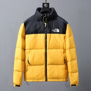 The North Face Winter Down Jacket Parka Down Jacket -Black/Yellow-8407204