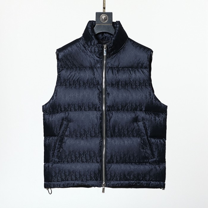 Dior Winter Down Jacket Sleeveless vest Down Jacket vest-Black-475858