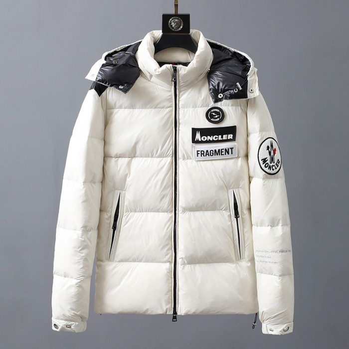 Moncler Winter Down Jacket Parka Hooded Down Jacket -White-6675764