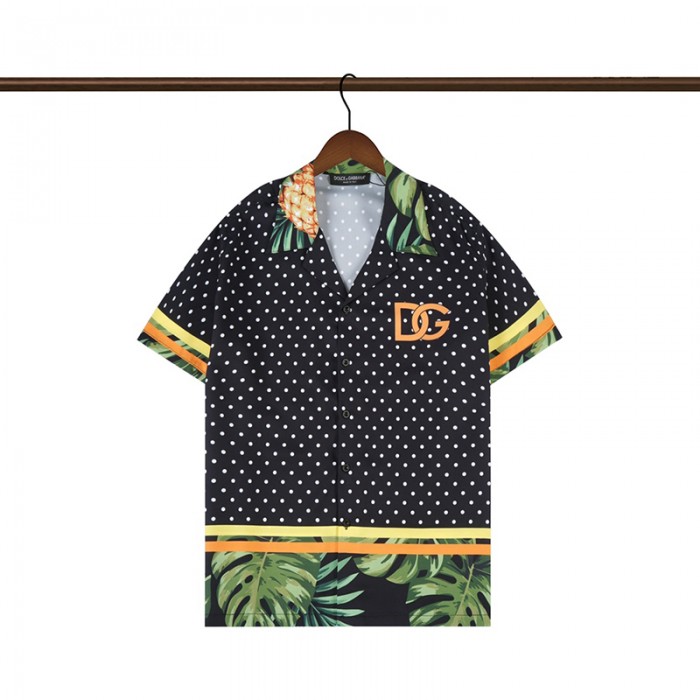 Dolce&Gabbana Fashion Casual Summer Short sleeve T-shirt-Black-4351098