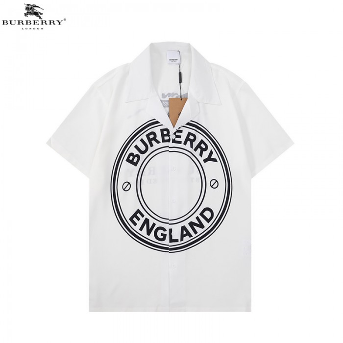 Burberry Fashion Casual Summer Short sleeve T-shirt-White-8228940