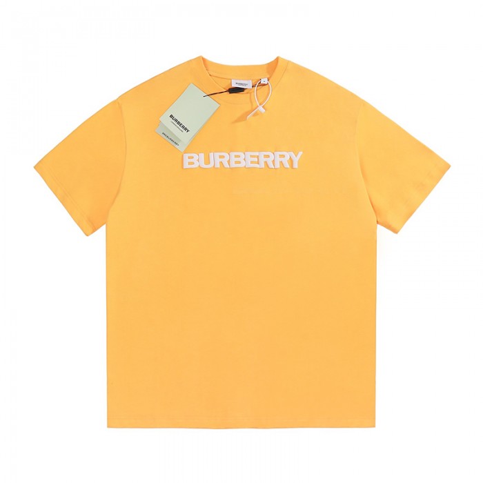 Burberry Fashion Casual Summer Short sleeve T-shirt-Yellow-6791511