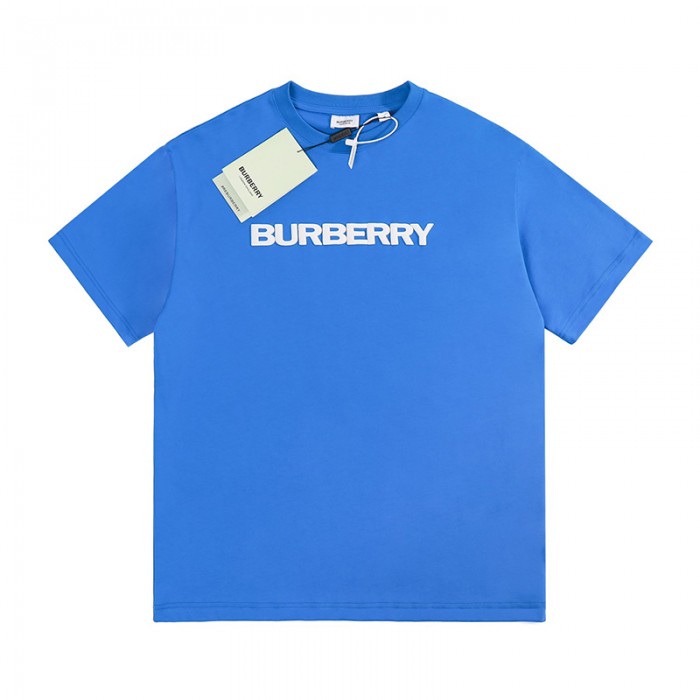 Burberry Fashion Casual Summer Short sleeve T-shirt-Blue-801456