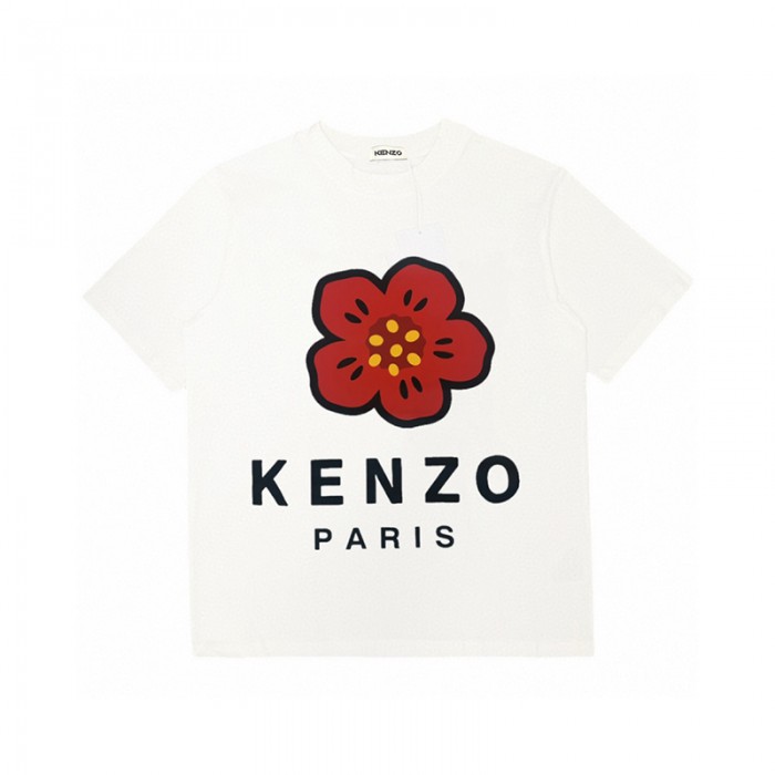 KENZO Fashion Casual Summer Short sleeve T-shirt-White-9868256
