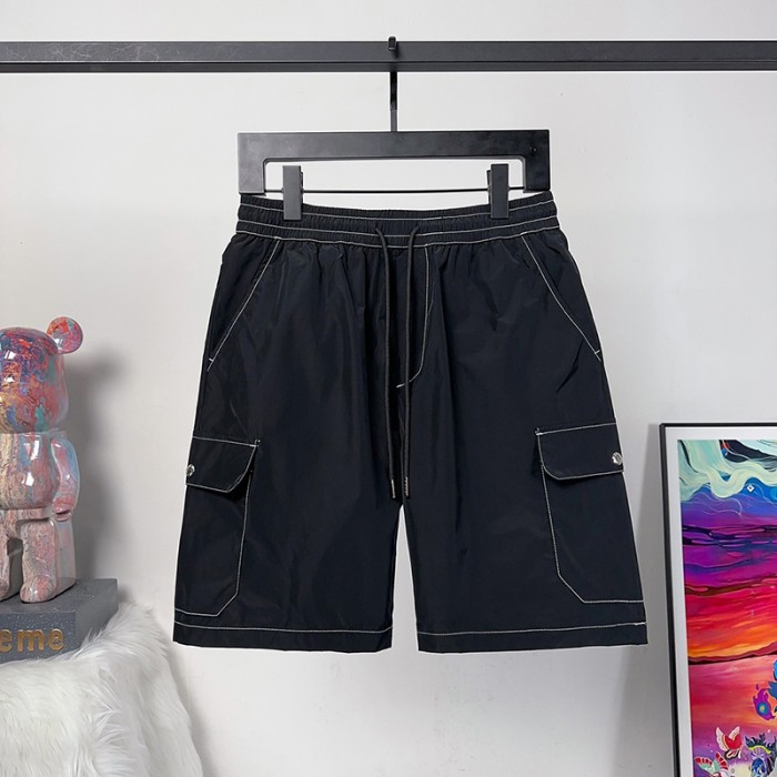 Prada Fashion Casual shorts Pants Beach Pants-Black-5960244