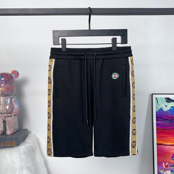 GUCCI Fashion Casual shorts Pants Beach Pants-Black-2118490