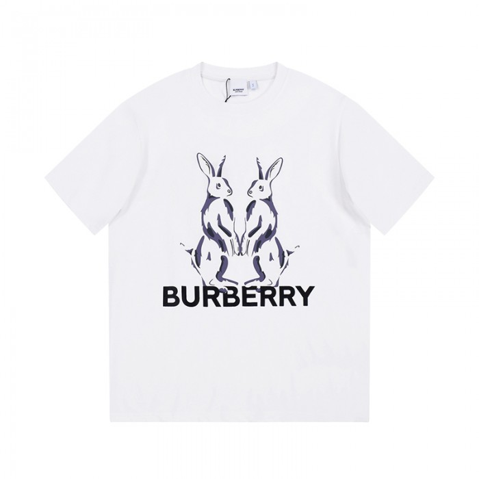 Burberry Fashion Casual Summer Short sleeve T-shirt-White-529290