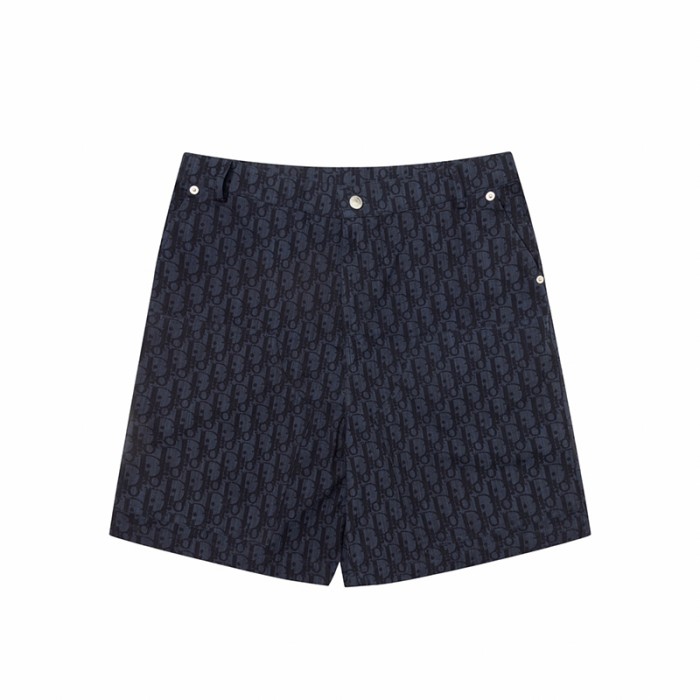 Dior Fashion Casual shorts Pants Beach Pants-Black-5402004