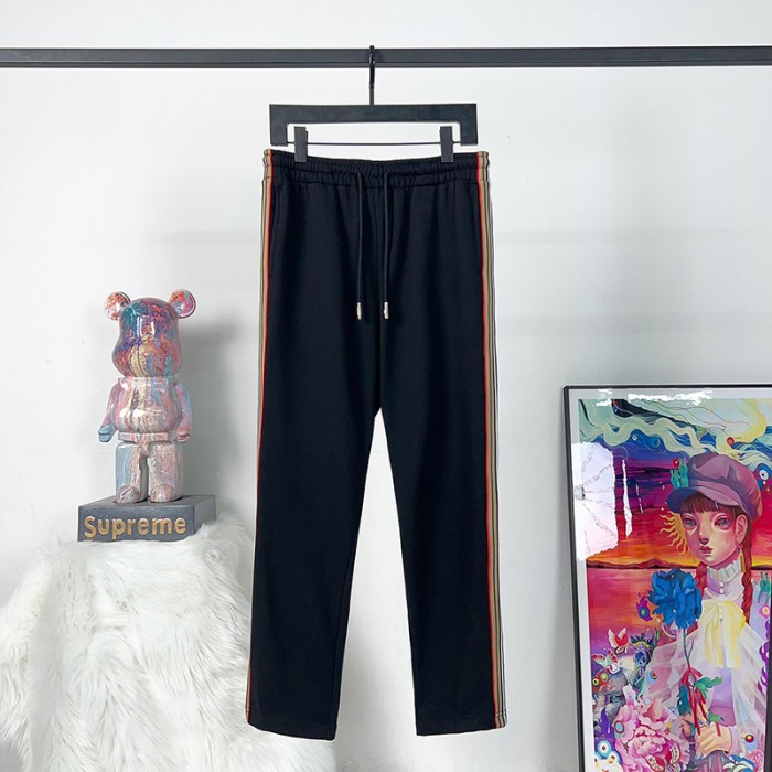 Burberry Fashion Casual Long Pants-Black-6551040