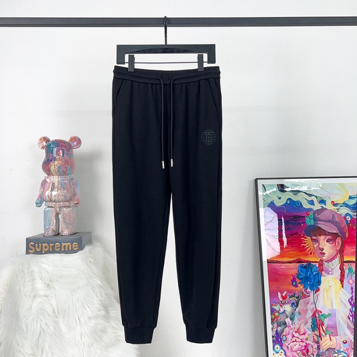 Burberry Fashion Casual Long Pants-Black-3789345