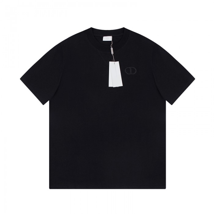 Dior Fashion Casual Summer Short sleeve T-shirt-Black-6273561
