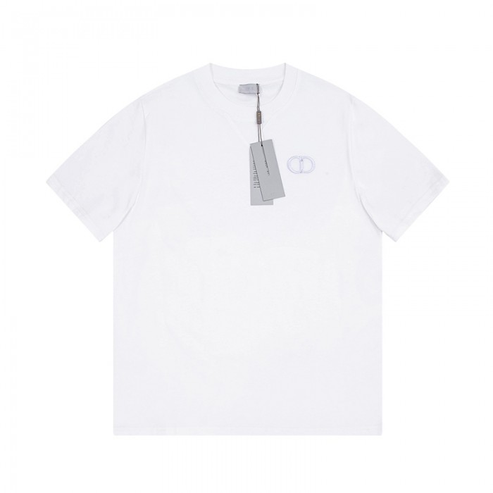 Dior Fashion Casual Summer Short sleeve T-shirt-White-727661