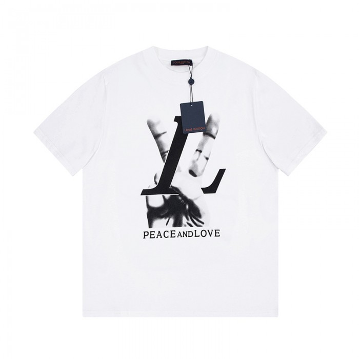 Louis Vuitton LV Fashion Casual Summer Short sleeve T-shirt-White-7564958