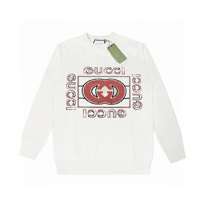 Gucci Knitted Sweater Long Sleeved Sweater-White-2307844