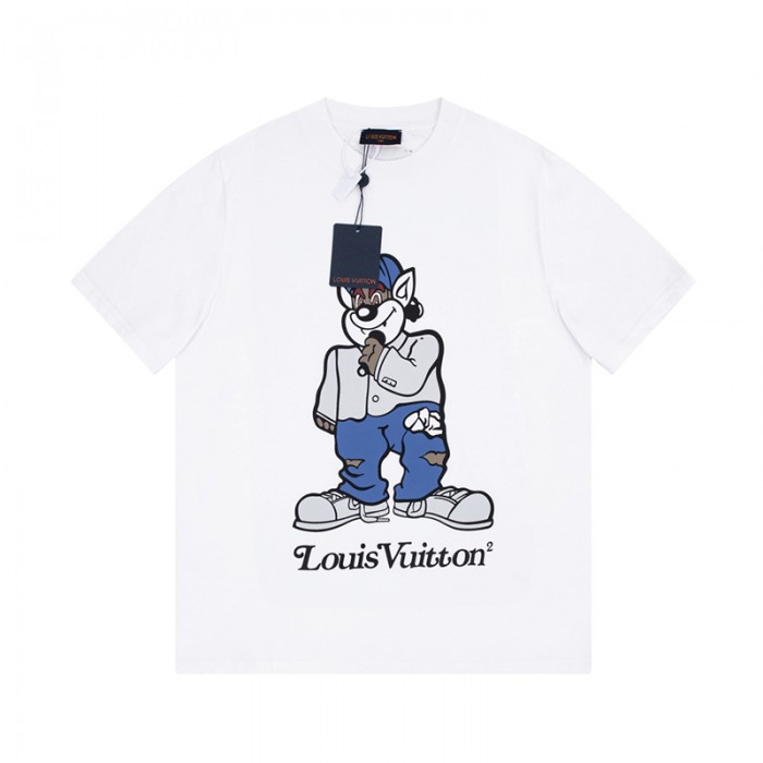 Louis Vuitton LV Fashion Casual Summer Short sleeve T-shirt-White-2659978