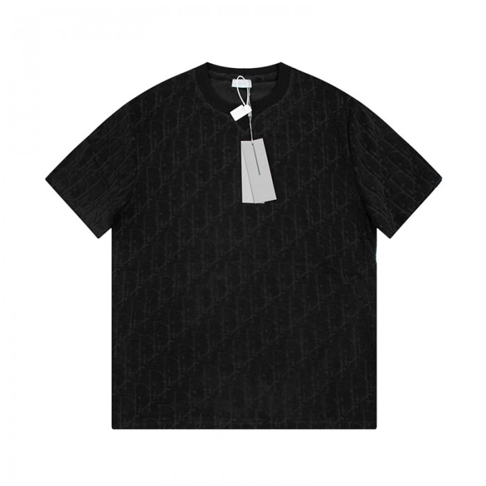 Dior Fashion Casual Summer Short sleeve T-shirt-Black-8130422