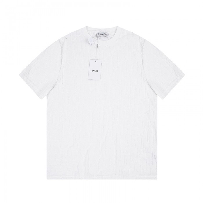 Dior Fashion Casual Summer Short sleeve T-shirt-White-1459110