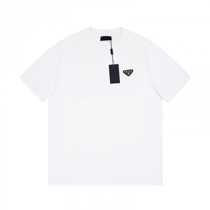 Prada Fashion Casual Summer Short sleeve T-shirt-White-2885550