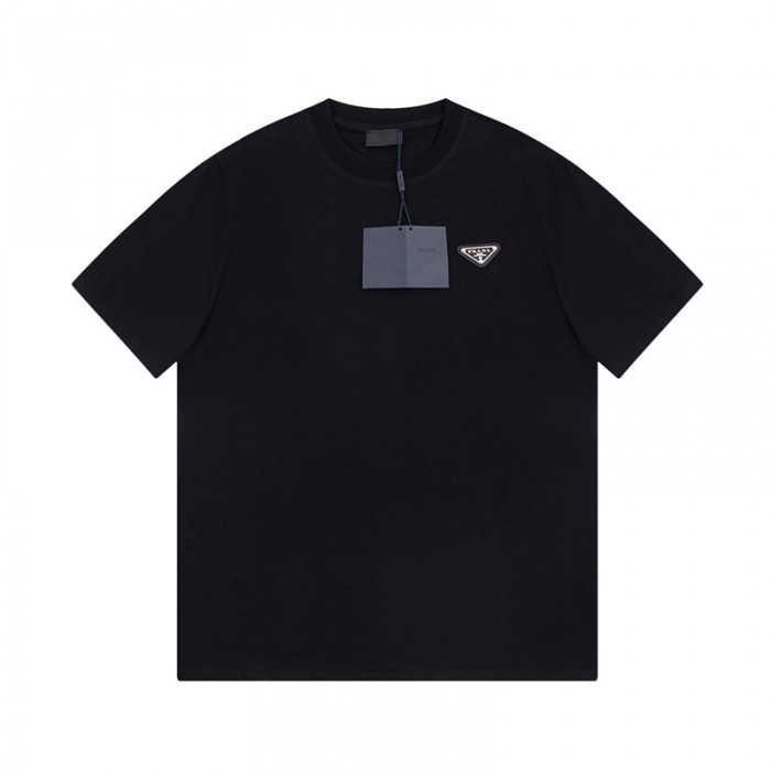 Prada Fashion Casual Summer Short sleeve T-shirt-Black-8323464