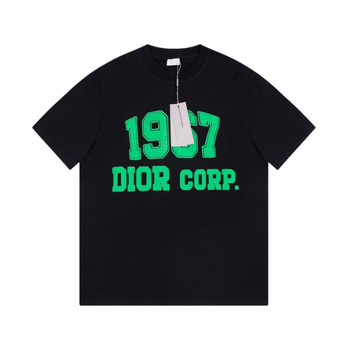 Dior Fashion Casual Summer Short sleeve T-shirt-Black-2233531
