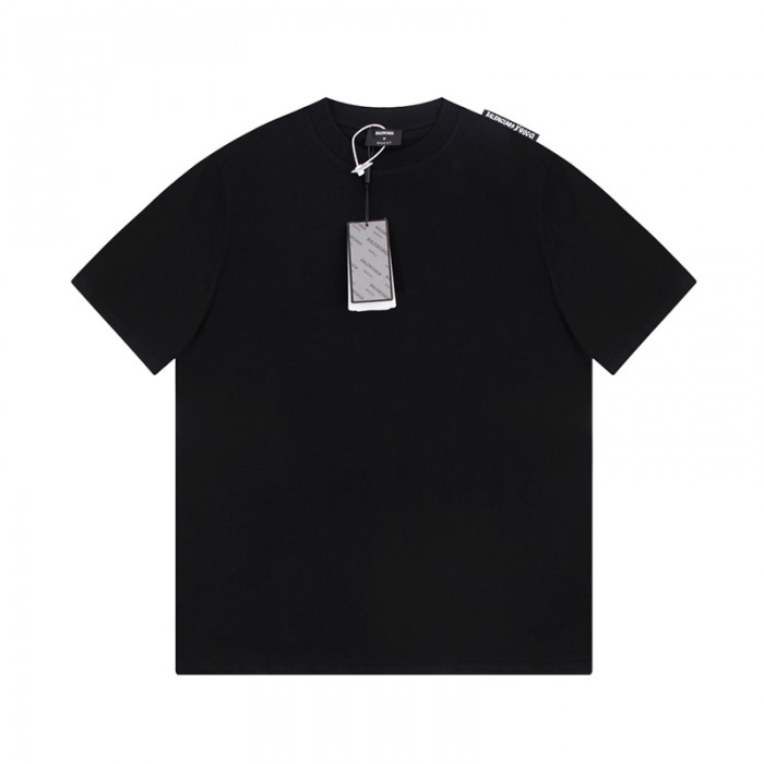GUCCI X Balenciaga Fashion Casual Summer Short sleeve T-shirt-Black-7555631