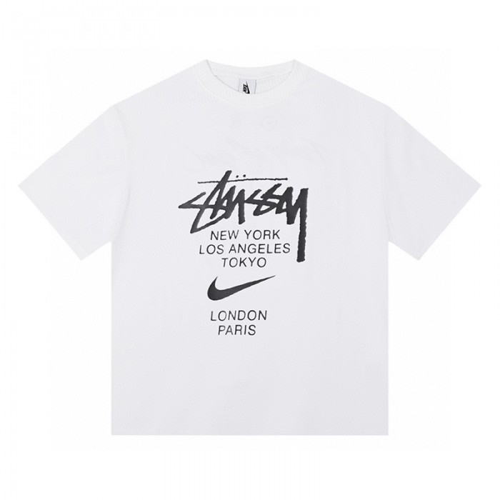 Stussy Fashion Summer Short sleeve T-shirt-White-1736827