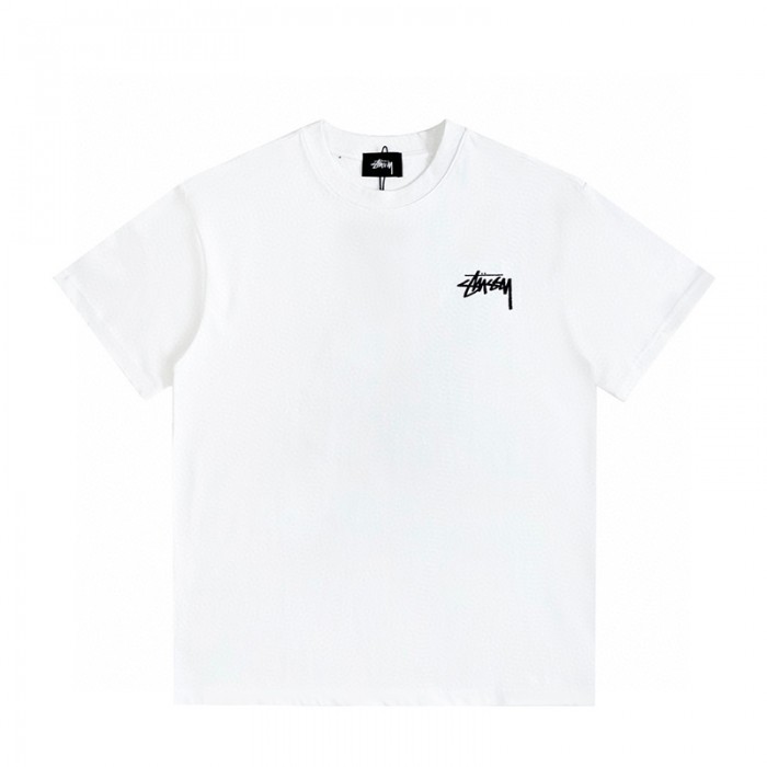 Stussy Fashion Summer Short sleeve T-shirt-White-1736749